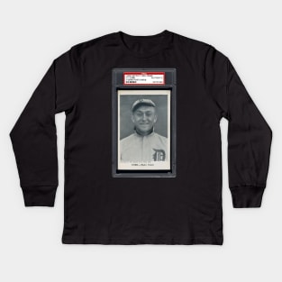 1908 Detroit Free Press Tigers Postcards - TY COBB Kids Long Sleeve T-Shirt